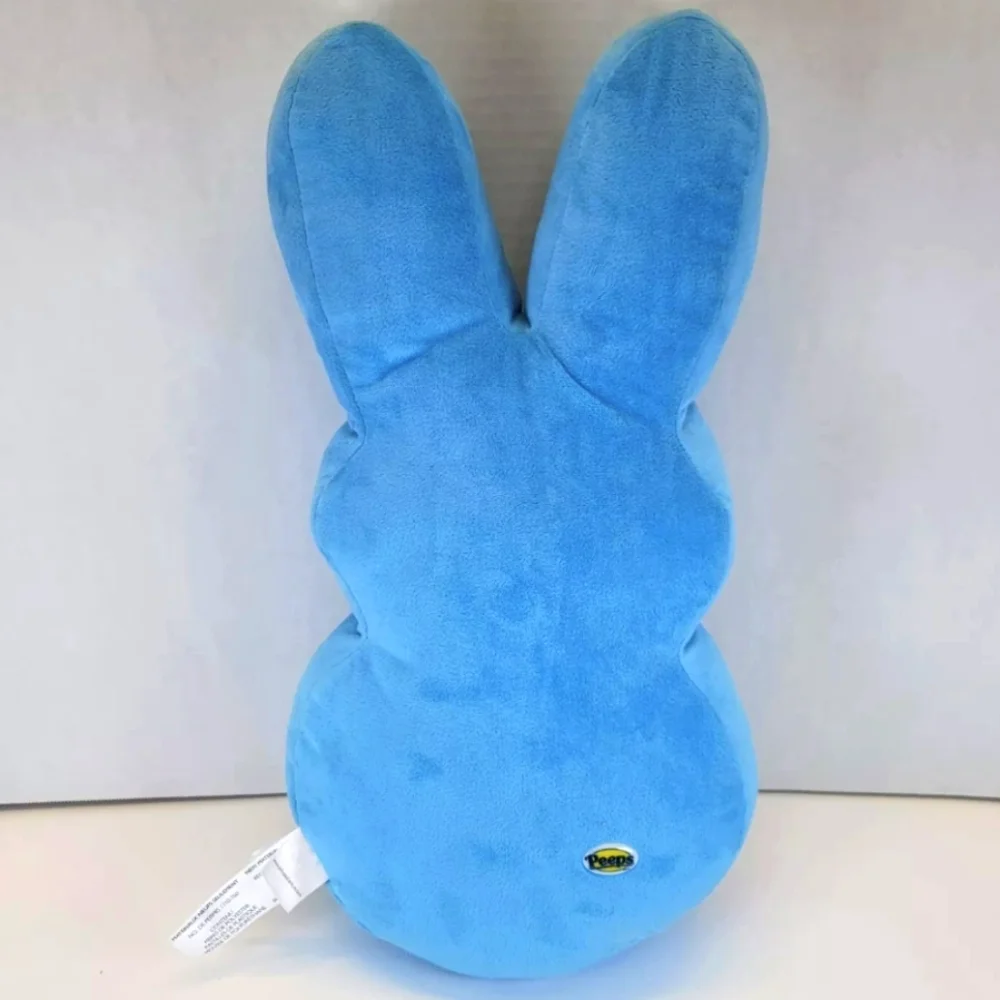 Peeps Large Blue Plush Peep Stuffed Animal 18” Easter Peep Plush Bunny - Picture 2 of 7